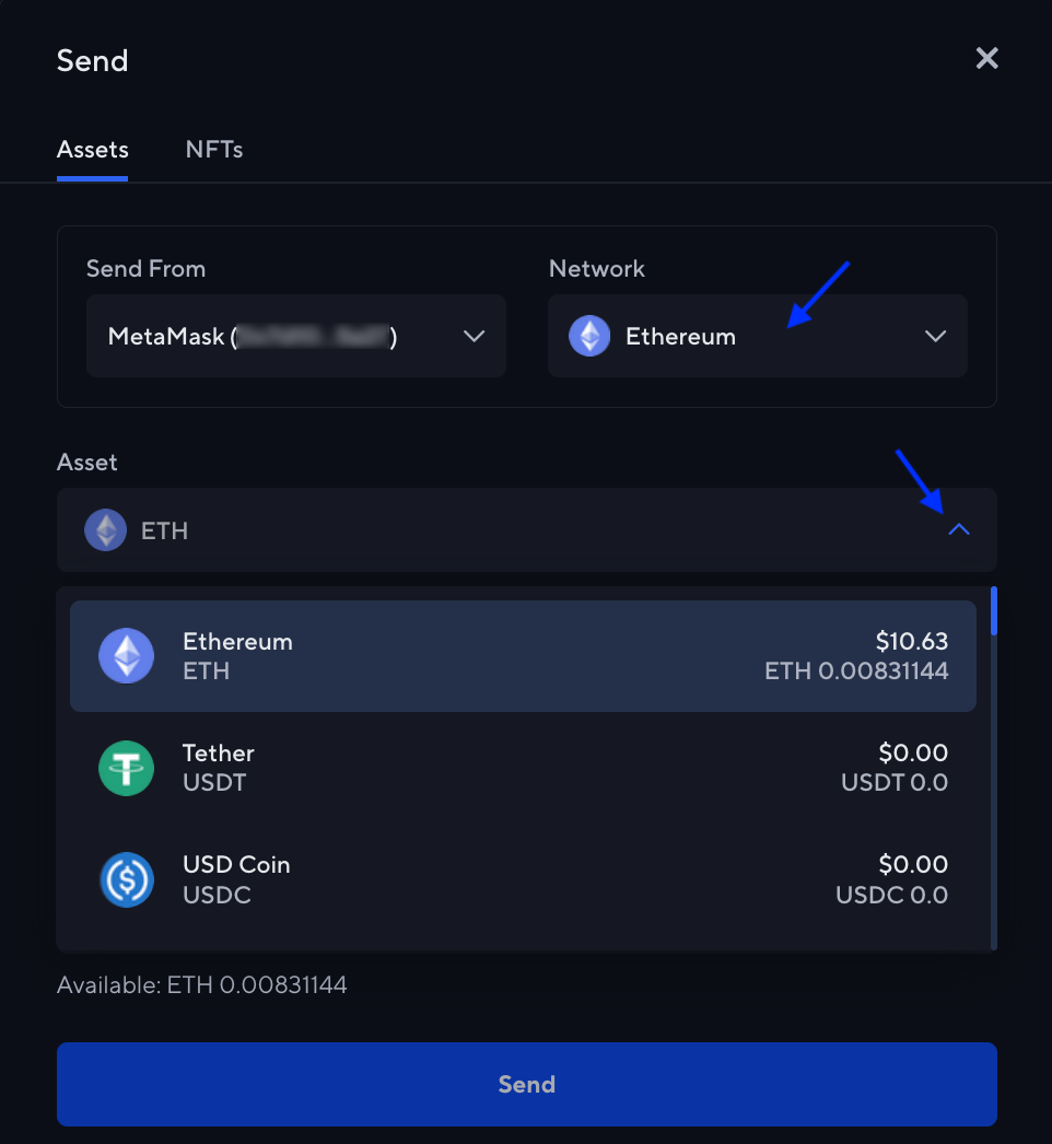 How do I receive and send tokens - Nexo Wallet? • Nexo