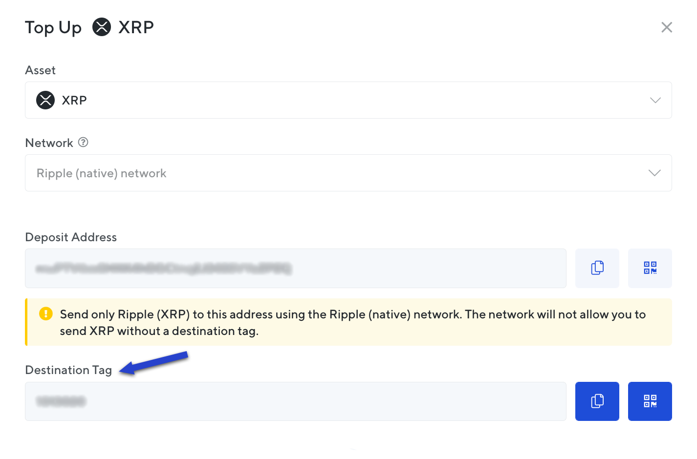 What is a MEMO/Destination Tag for crypto topups? • Nexo