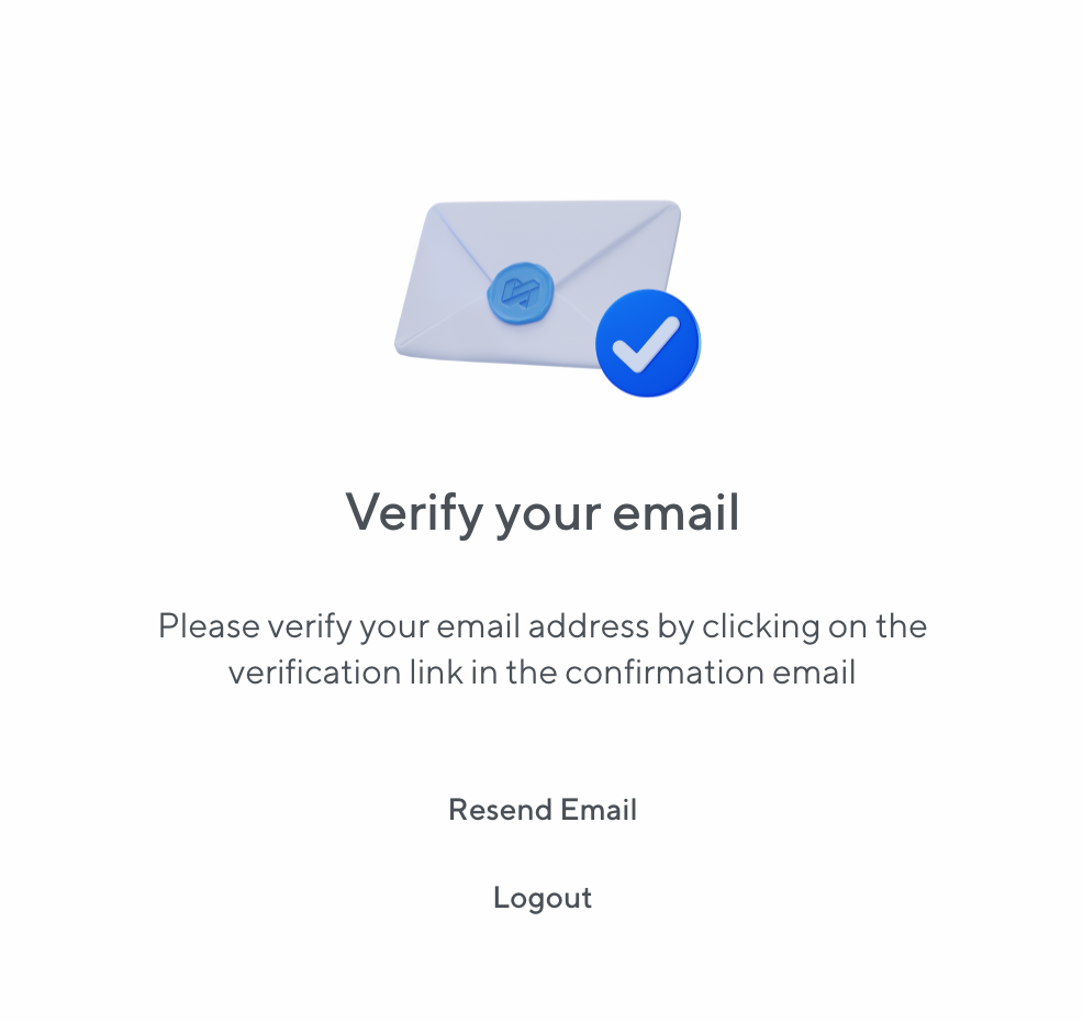 I have not received the confirmation email to verify my email address ...