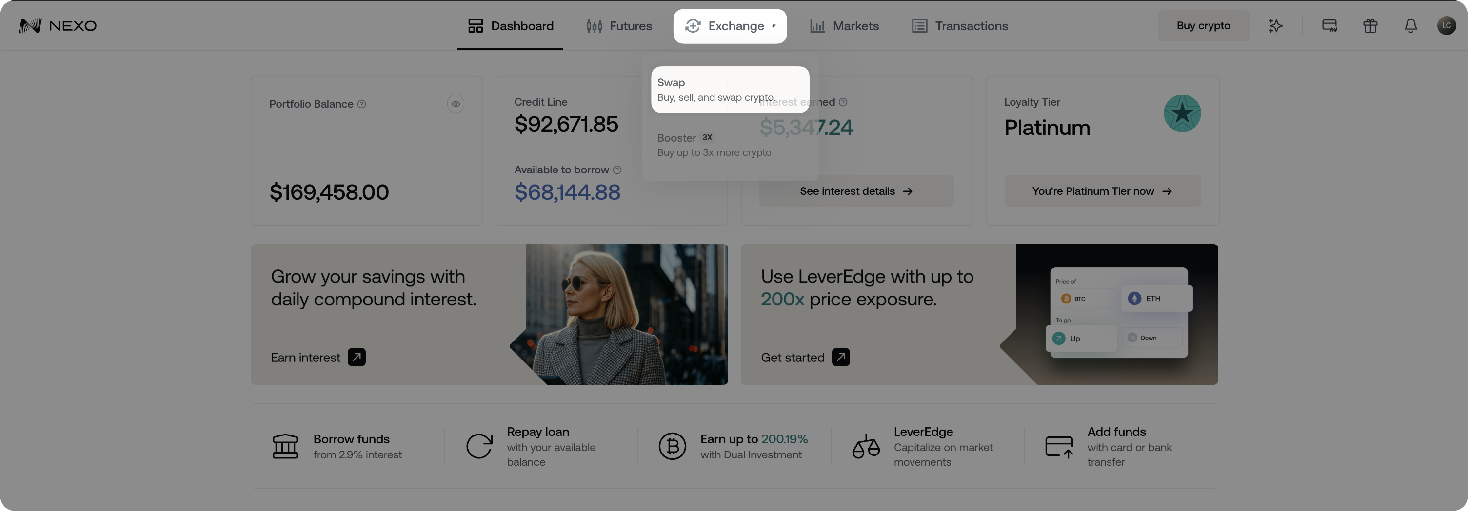 How to exchange your collateral for other assets - Explained • Nexo