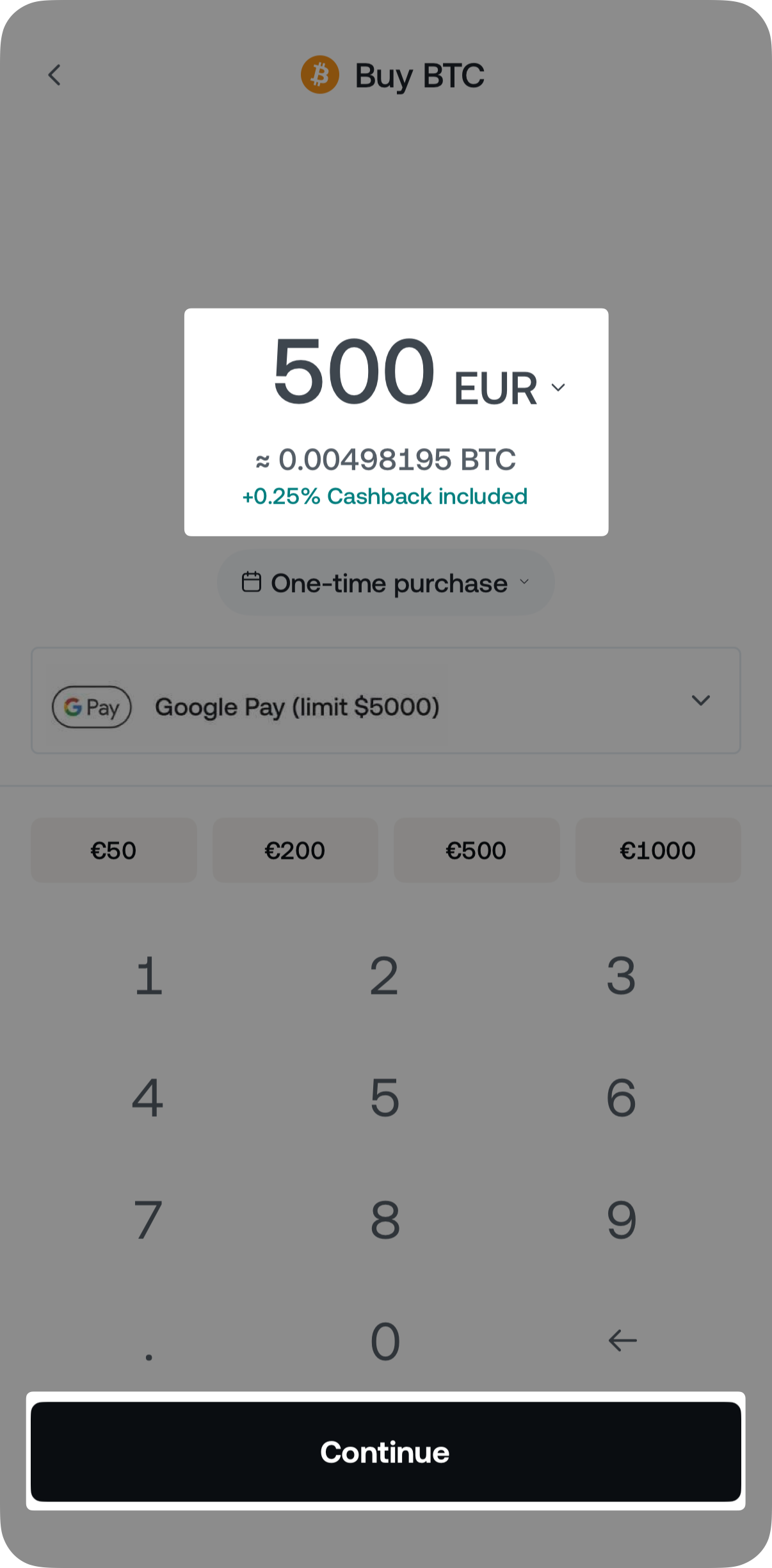 How to buy crypto with a card saved in your Apple/Google Wallet • Nexo
