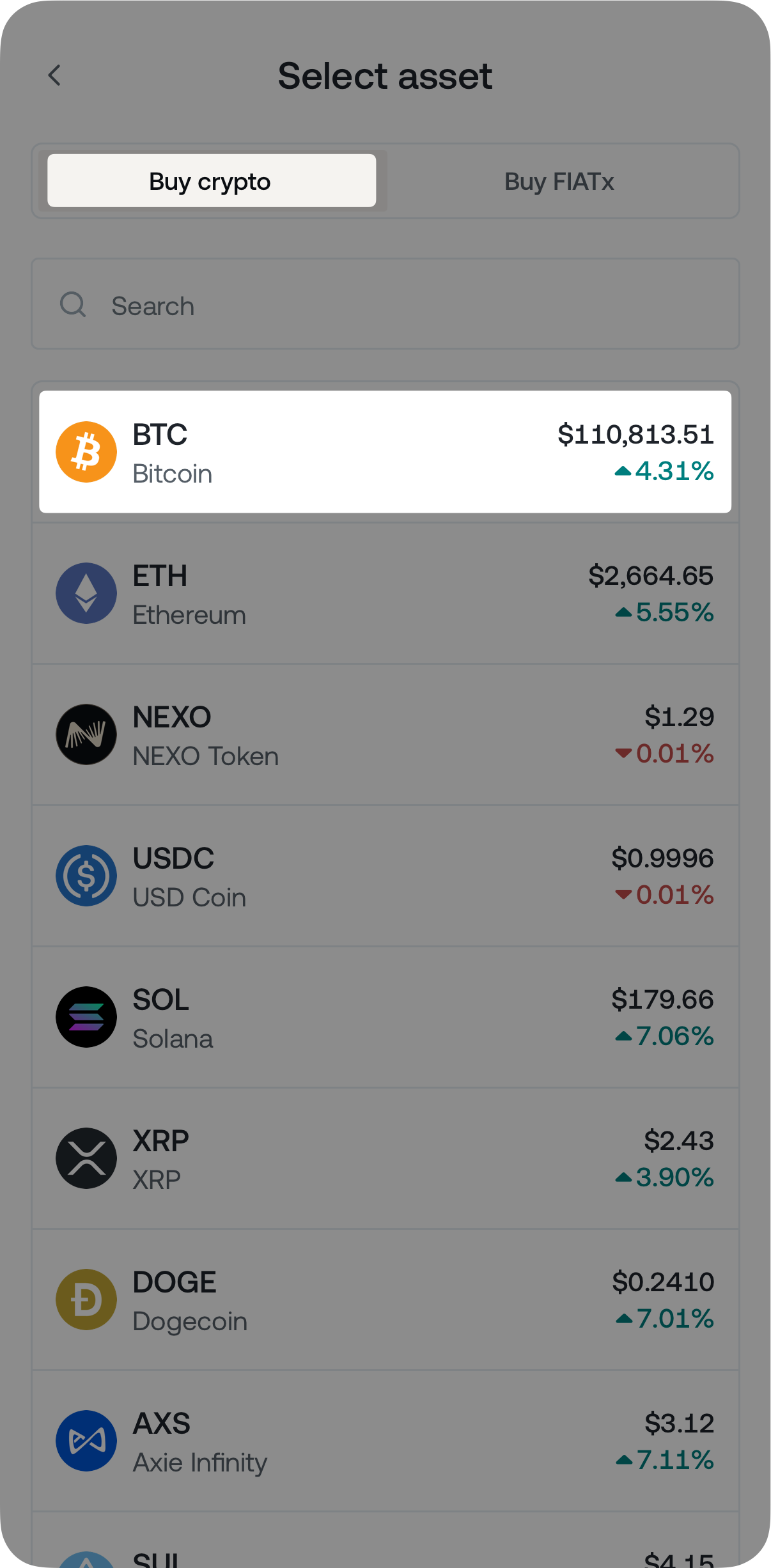 How to buy crypto with a card saved in your Apple/Google Wallet • Nexo