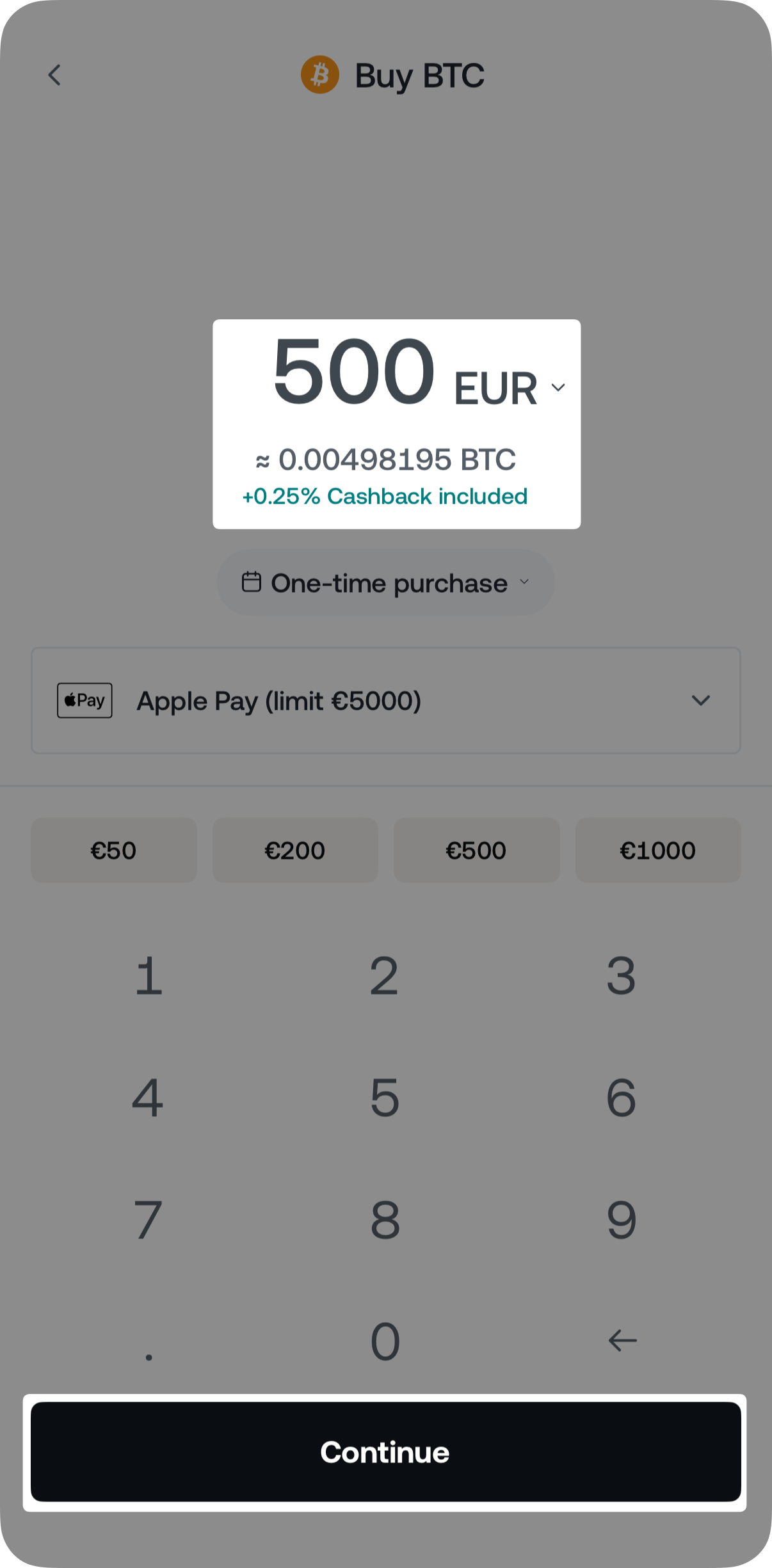 How to buy crypto with a card saved in your Apple/Google Wallet • Nexo