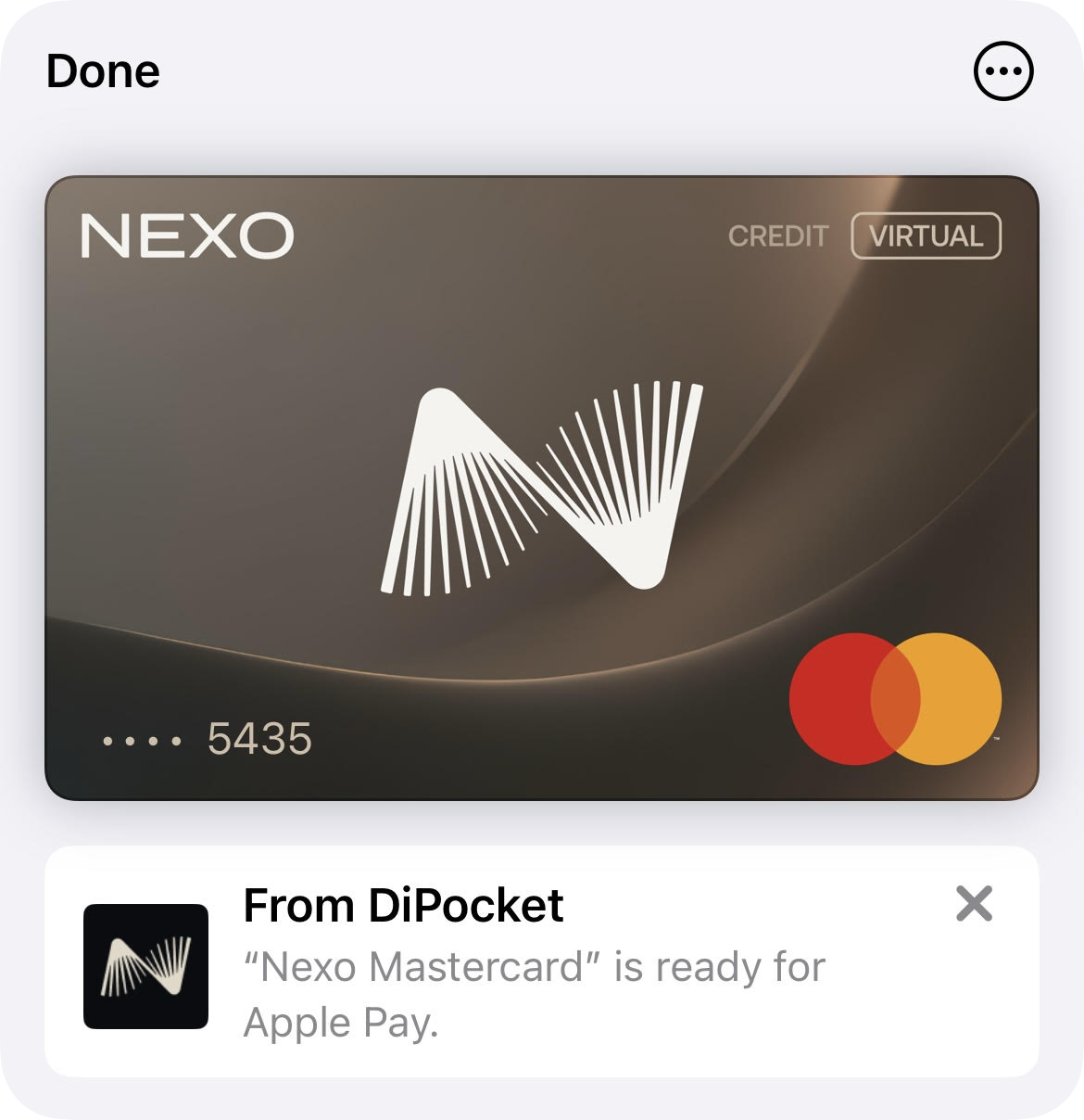 How do I add my Nexo Card to Apple Wallet • Nexo