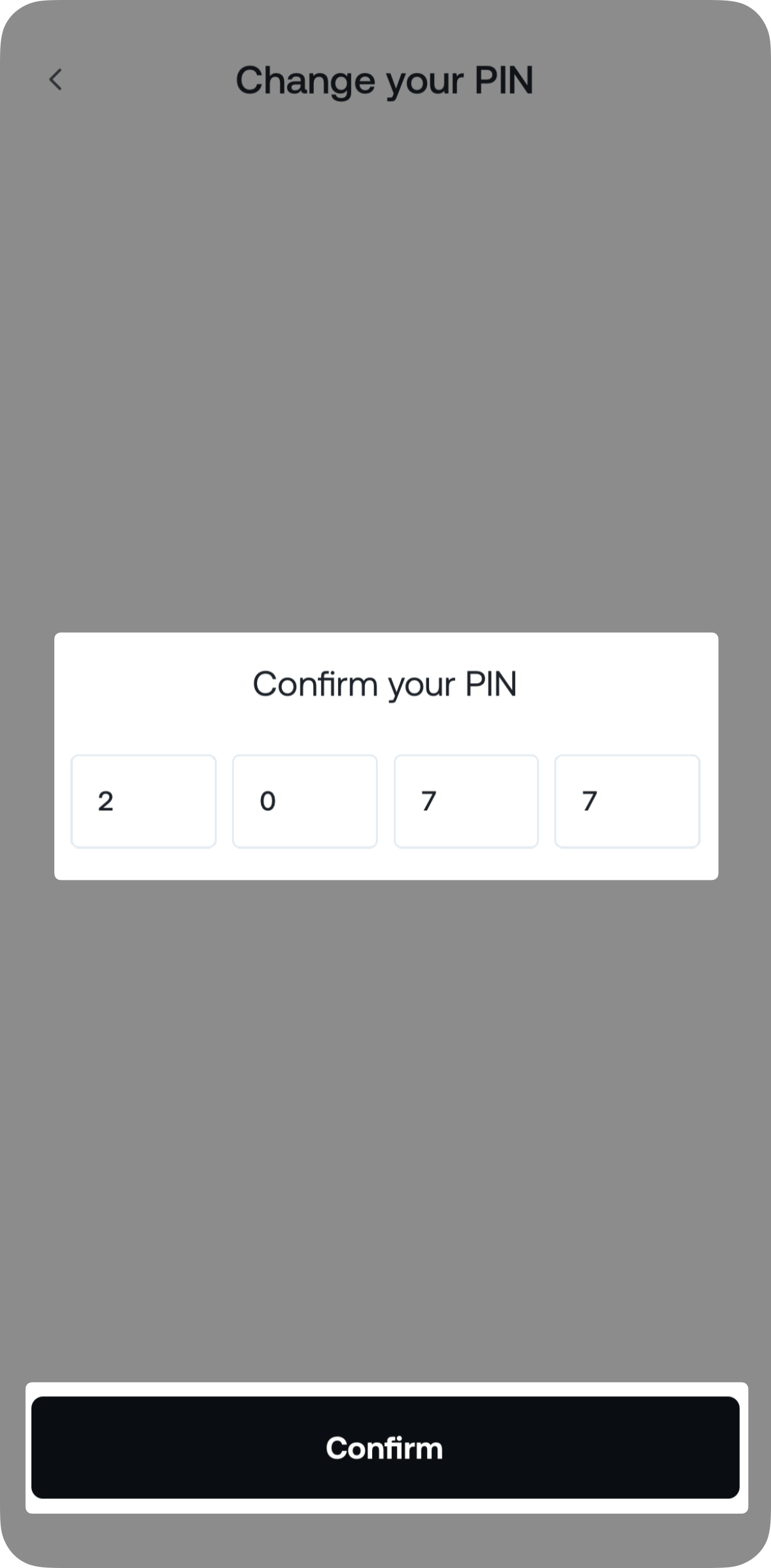 How can I change the PIN code of my Nexo Card • Nexo