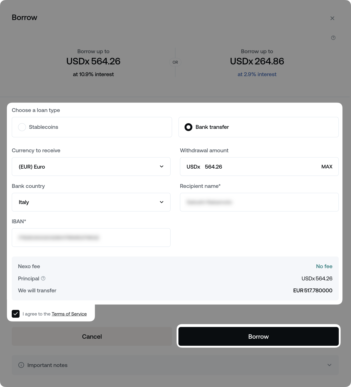 How to transfer your crypto credit to a bank account • Nexo