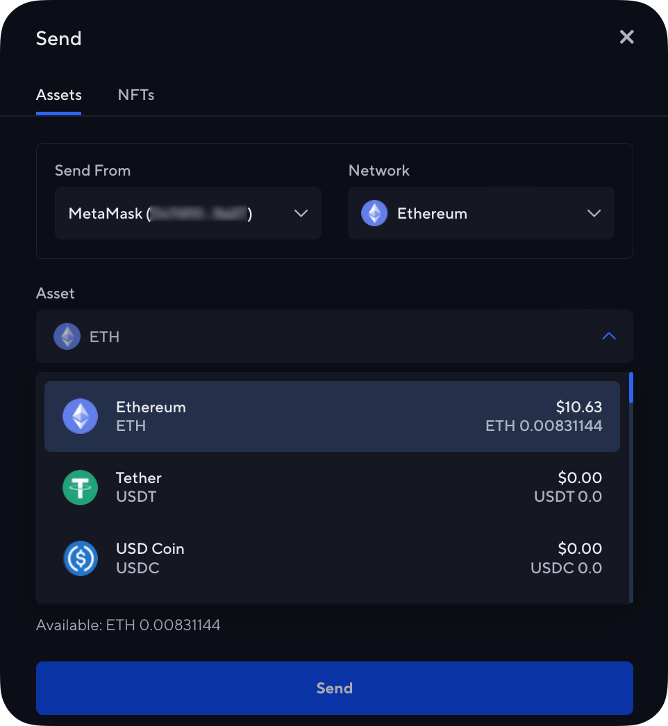 How do I receive and send tokens - Nexo Wallet • Nexo