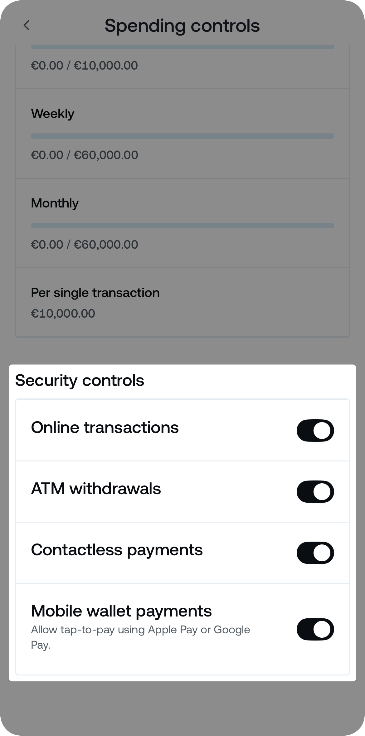 What are the limits and fees of the Nexo Card • Nexo