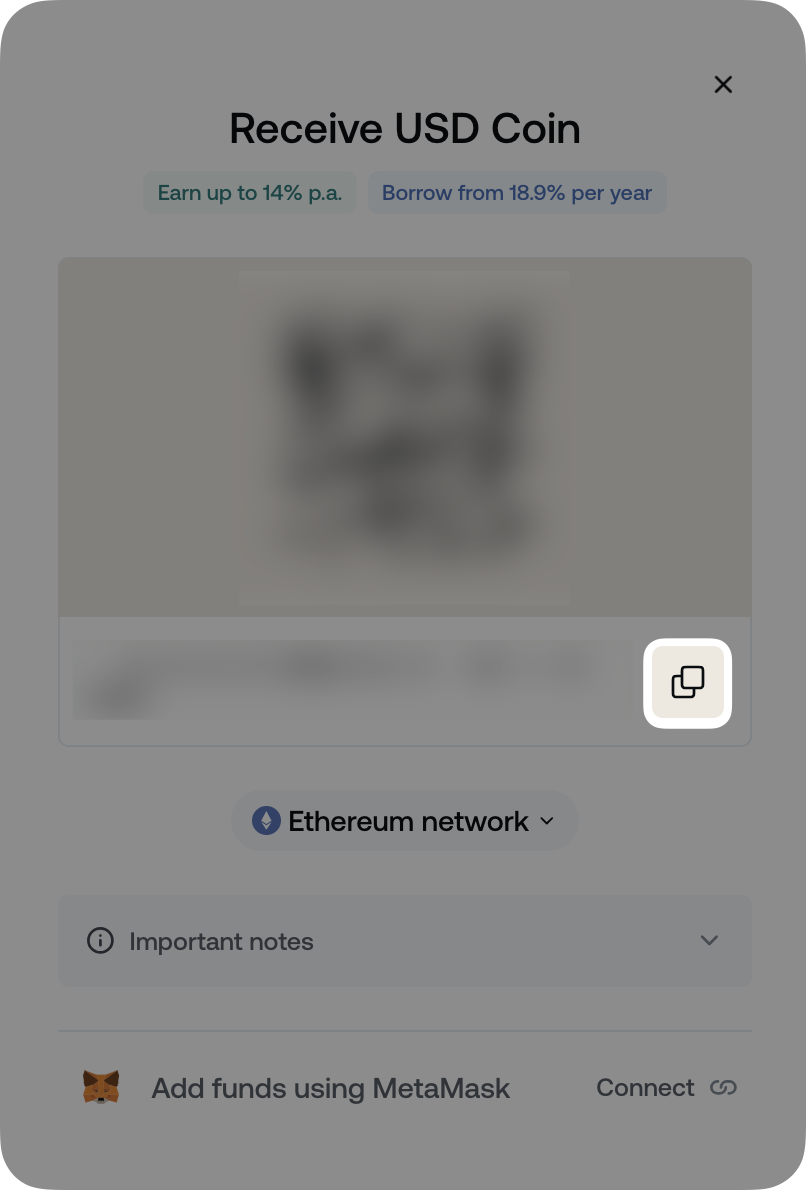How to top up crypto assets • Nexo