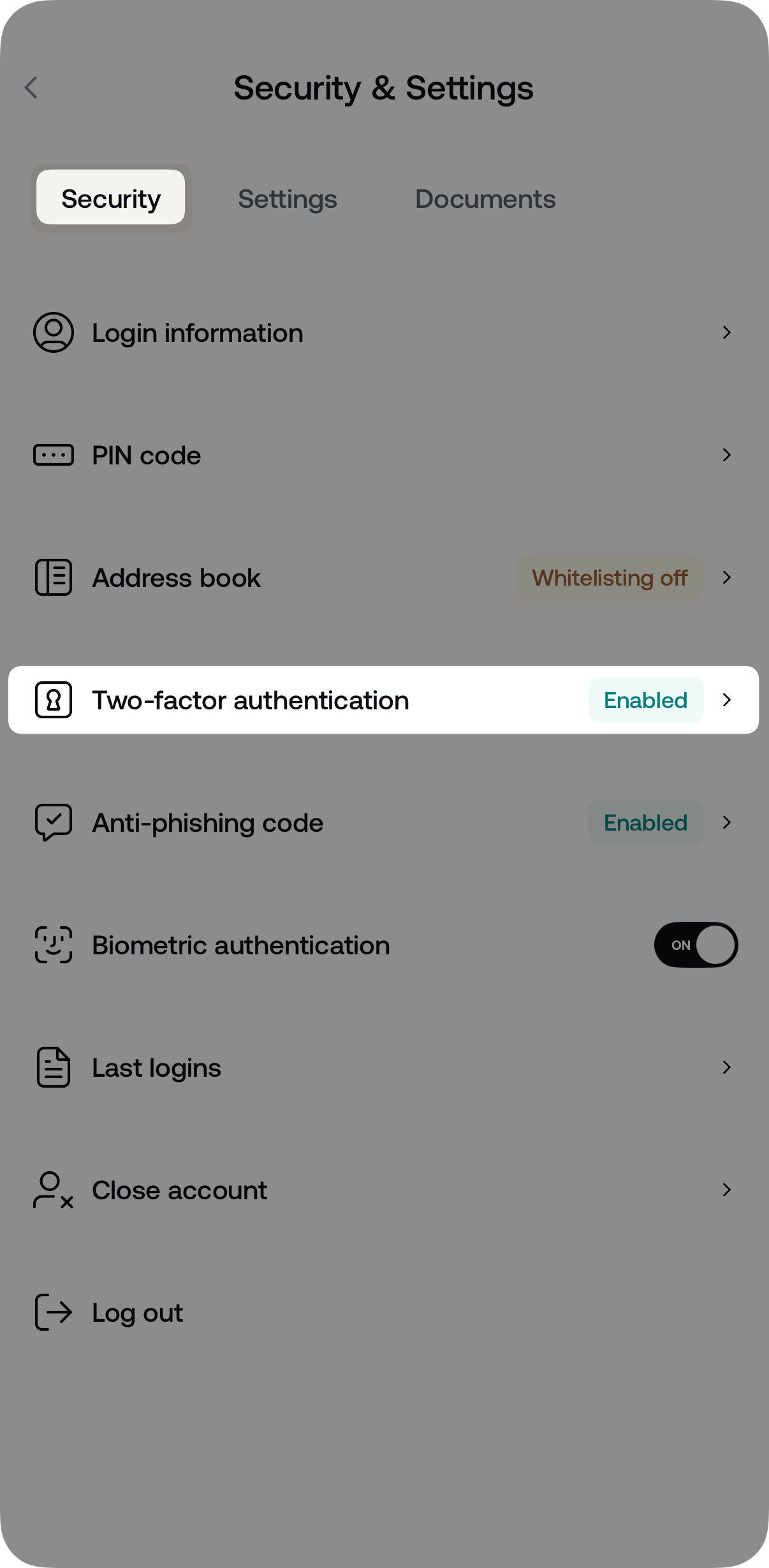 How to set up and manage Two-Factor Authentication • Nexo