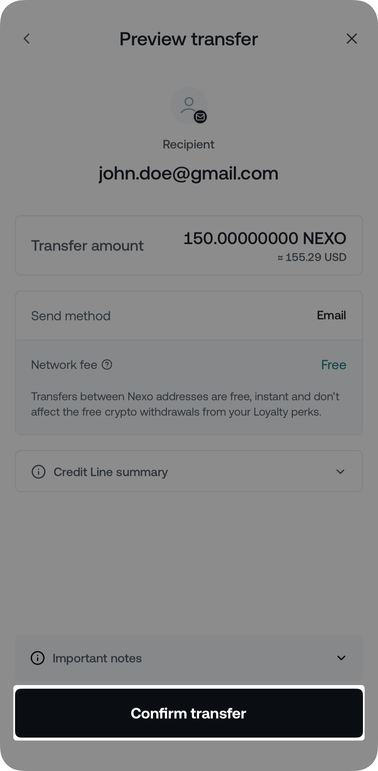 Send crypto to your friends on Nexo instantly and free of charge • Nexo