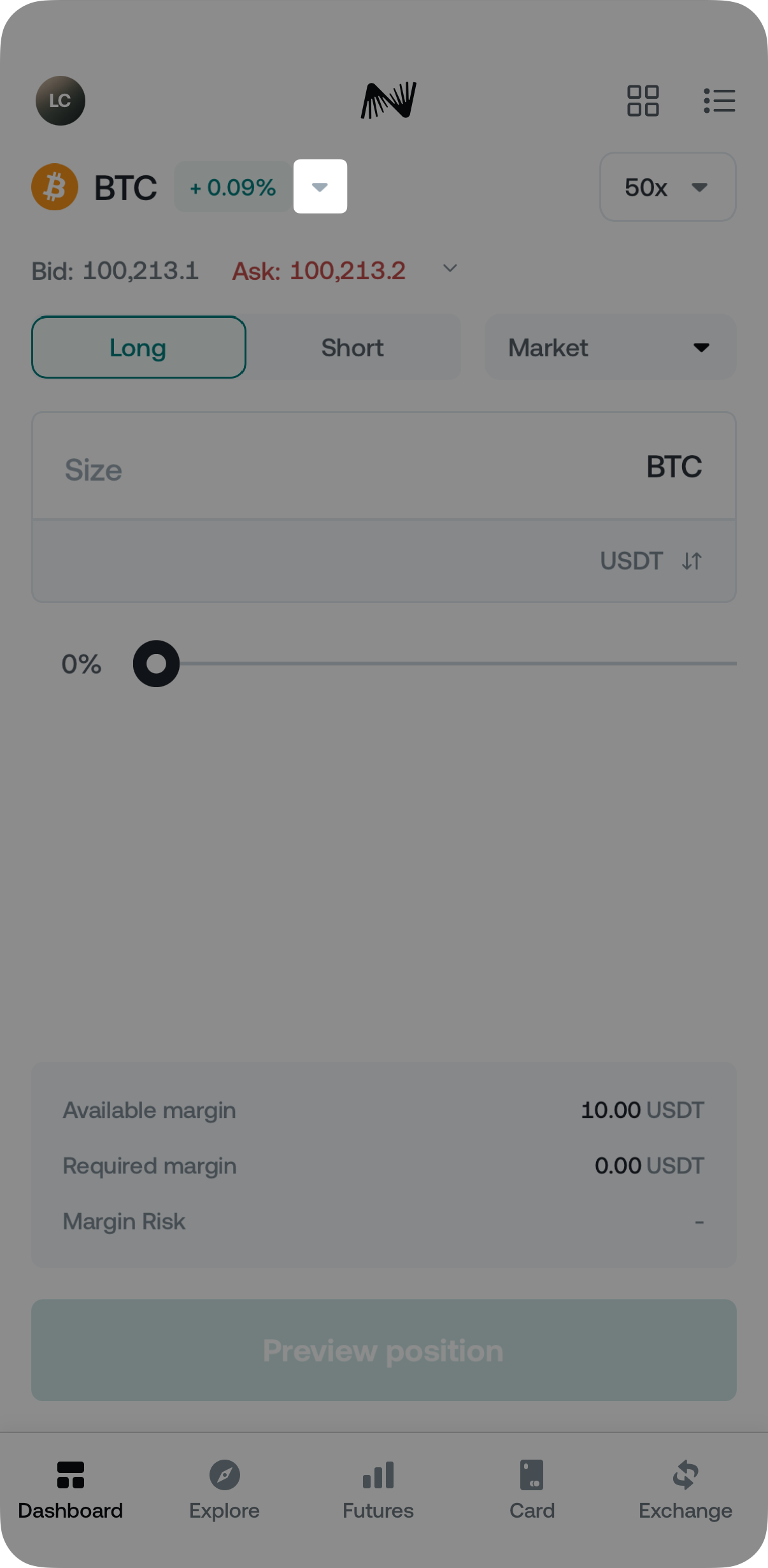 Crypto Futures Trading • Nexo