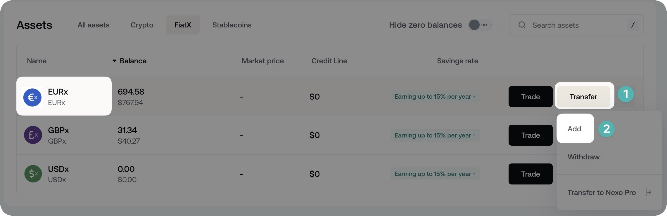 How to transfer EUR, GBP, and USD to Nexo • Nexo