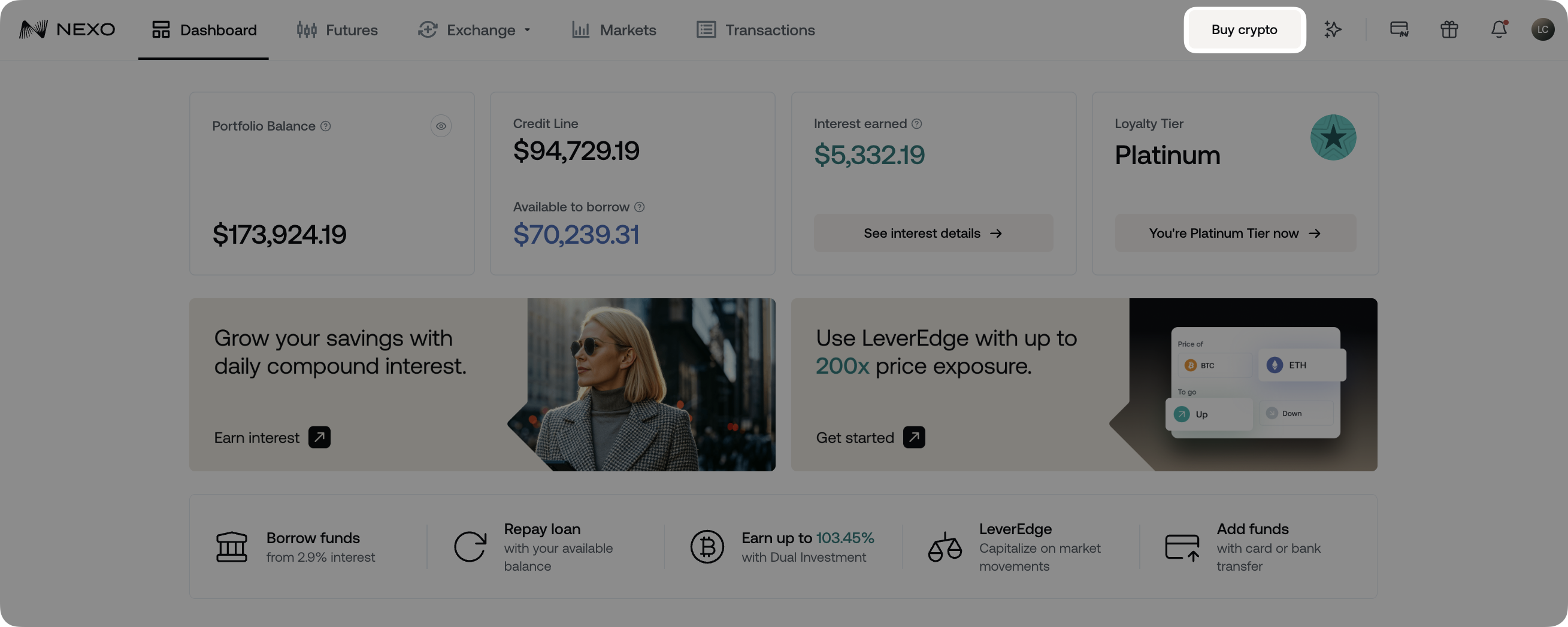 How to buy cryptocurrency and FIATx assets with your debit/credit card •  Nexo